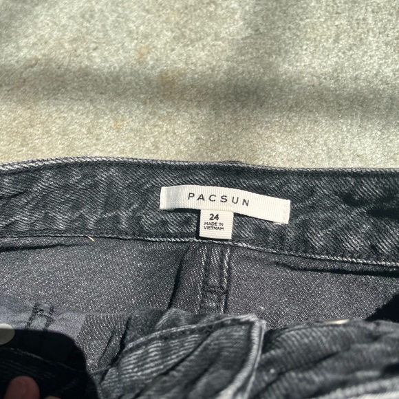 Pacsun Distressed Black Skirt - Picture 3 of 6